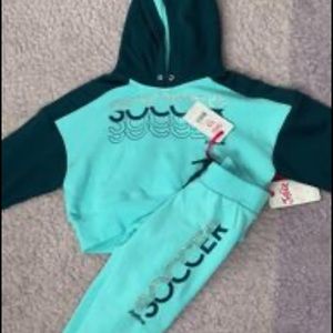 Justice soccer outfit size XS